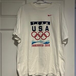 Nike White Team USA Vancouver 2010 Tee
